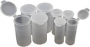 2 & 4 Ounce Supplements Storage Container (Udskiftning, Reservesæt, Ekstra)
