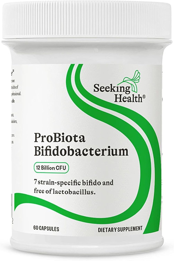 Søg Health ProBiota Bifidobacterium, 60 kapsler, Probiotisk supplement til fordøjelsessygdomme, Bifido Kun, Vegan- og Vegetar- Friendly, Understøtter Colon Sundhed og Immunsystemet *
