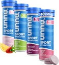 Nuun Sport Electrolyte Tablets for Proactive Hydration, Blandede flavors, 4 Pack (40 Servere)