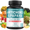 Artiskokke kapsler med Artiskoke, Papaya, Apple Pectin og mere - 150 kapsler - til 5 Måneders forsyning