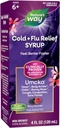 Nature 's Way Cold + Flu Relief Syrup, Umcka, Feber *, Sore Throat, Hough, Congestion, Body Aches *, Homøopatisk, Phenylephrine Gratis, 0,05% Alkohol, Berry Flavored, 4 Fl Oz (Packaging May Vary)