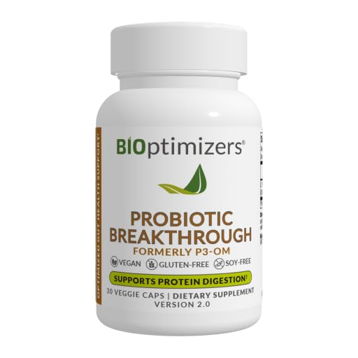 Bioteknologier Probiotisk Breakthrough - Lactobacillus Plantarum OM Probiotika & Prebiotika Health Supplement for Gut, fordøjelsesfremmende & immunforsvar Probiotika til kvinder Mænd Elderly- 30 Veganske kapsler