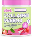 Obvi Collagen Green nogensinde; Organic Green Superfood Powder med Collagen Peptider