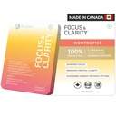 Fokus & Clarity Nootrop Supplement - Brian Boost Buddy 124; L- Theanin, Koffein, Lions Mane, Magnesium, B6-vitamin & B12 Buddy; Hjernestøtte, Hukommelse, Focus & Energy Buddy 124; Mint Flavor (30 tyggeapparater) (1)