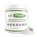 SolFiber Prebiotic Powder Supplement, Non- GMO Alternativ til Fiber Gummies, Understøtter fordøjelsessygdomme, Easy- to- Mix og Højtkoncentreret Fiber Powder, 7 Ounces, 60 Serveringer