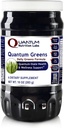 Quantum Nutrition Labs Quantum Organic Greens - Super Green Powder, Green Superfood Powder for Drikke, Green Juice, Nutrition Support, Supergreens for Mænd & Kvinder, Spinat, Alfalfa, Chlorella - 10 oz