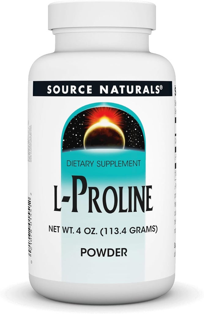 Source Naturals L- Proline Powder - 4 Ounce