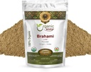 Organic Way Brahmi Leaf Powder (Bacopa Monnieri) - Organic & Kosher Certified Measures 124; Raw, Vegan, Non GMO & Gluten Free Measures 124; USDA Certified Measures 124; Origin - India (16 Oz)