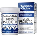 Lægens valg Probiotika for mænd - 70 Millioner CFU - 8 Stammer - w / Selenium & Organic Prebiotics - Understøtter fordøjelsessundhed, Microbiome, Colon, og immunforsvar - Avanceret mænds Probiotika - 30ct