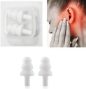 Tinnitus Relief for Ringøre, Tinnitus Relief Device, Anti Tinnitus Relief Ear Clip, enhed til Stop Ear Ringing, Tinnitus Earplug for Ear Ringing, Tre lag støjreduktion Earplug (1 par)