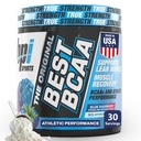 BPI Sports Bedste BCAA pulver - Muscle Recovery Support - Forgrenet Chain Amino Acids - 124; Bygning blokke af protein og muskel - Post Workout Inddrivelse - Hydration - Blå Hindbær, 30 Servering