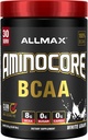 ALLMAX Nutrition AMINOCORE BCAA Powder, 8.18 Bedste Aminosyrer, Intra og Post Workout Inddrivelse drik, Gluten Free, White Grape, 315 g