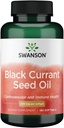 Swanson Black Currant Seed Oil - Herbal supplement fremme immunsystemet & hjerte sundhed støtte - naturlige formel støtte Joints sundhed - (180 Softgels, 500mg hver)
