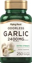 Piping Rock Odorless hvidløg Supplement 2400mg
