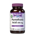 Bluebonnet Pantothensyre 500 mg Vegetabilske kapsler, 180 Tæl