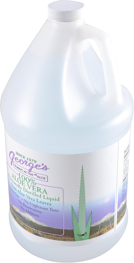 Georges Aloe Vera Liquid Supplement, 128 oz