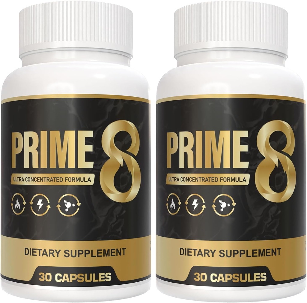 PRIME 8 100% Autentiske Original Note 124; Prime8 Officiel formel (2 Pack) for 60 dage