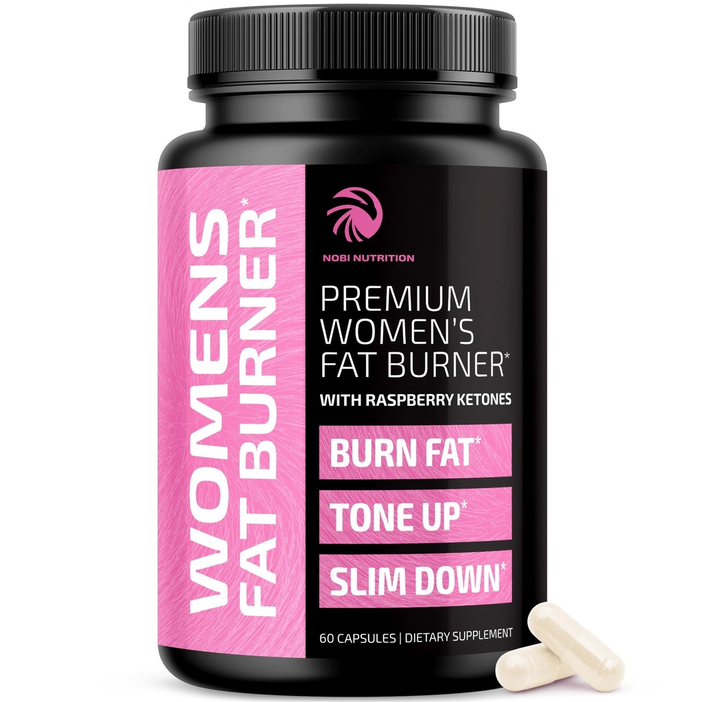 Fedtforbrænder til kvinder • 124; vægttab piller til kvinder • 124; Hindbær Ketoner • 124; Appetite Suppressant, Metabolisme Booster & Bloating Relief • 124; Diet Pills, vægttab kosttilskud • 124; 60 kapsler