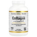 California Gold Nutrition, Hydrolyzed Collagen Peptides, Type I & III, and Vitamin C, 250 Tablets