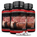 Justified Laboratories (3 Pack nitrogenoxid Xtreme 5000 Avancerede mænds Heath Formel 60 Kapsler