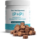 Prebiotic & Probiotic for Dogs - Gut Health Chews - Natural And Flavor, 90 Greve - med Bacillus Subtilis, Vitamin B12 & Folinsyre - Understøtter immunforsvar og fordøjelsessygdomme