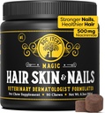 Medical- Strength Hir Skin & Nails Hund Chews against 124; Vitamin A Retinol & B3 Niacinamid til hunde against 124; EPA Omega 3 for Hund Medical 124; Relieve Itching, Flaky Skin & Brittle Nails