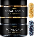 AMPM Nootrop Total Focus + rolig 9X Styrke w. Koffein, L-Theanin, Alpha GPC, L-Tyrosine, Ashwagandha - X- Release Energy Pills Nootropics Brain Support Support Supplements for Memory and Focus Supplement