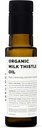 Erbologic Organic Milk Thistle Oil 3.4 fl oz - Cold- Pressed - High in Vitamin E - Detoxifying - Straight from Farm - Non GMO - No Additives or Preservatives - Genanvendelige glasflaske