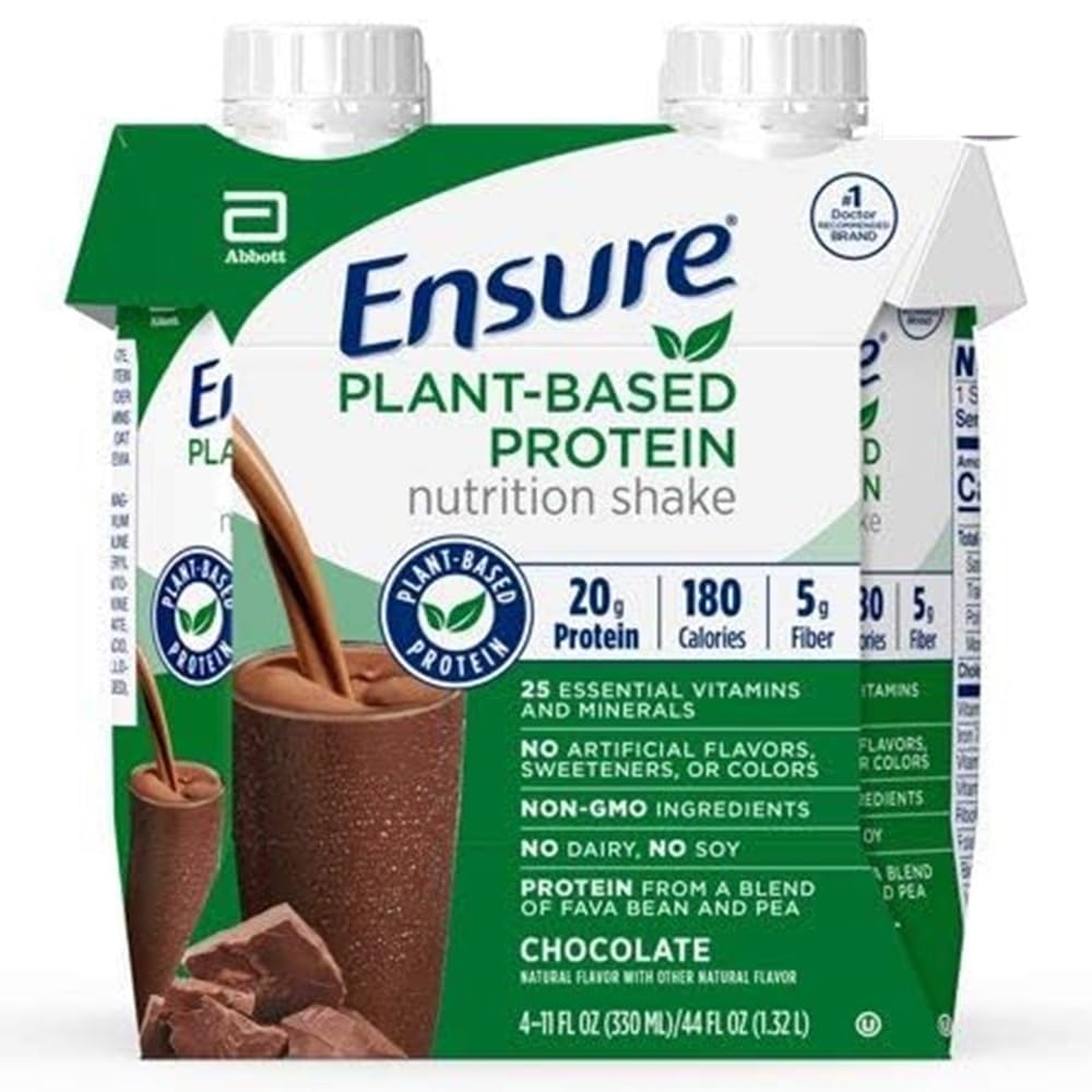 Sørg for Plant Protein Nutrition Shakes Chokolade 11 Fl Oz Hver (pakke med 2) 2