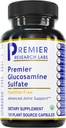 Premier Research Labs Glucosamine Sulfate - Shellfish Free Glucosamine Sulfate Kapsler til fælles støtte, Connective Tissue Health, 750 mg Per Serving, Vegansk Friendly - 120 Vegetariske Kapsler