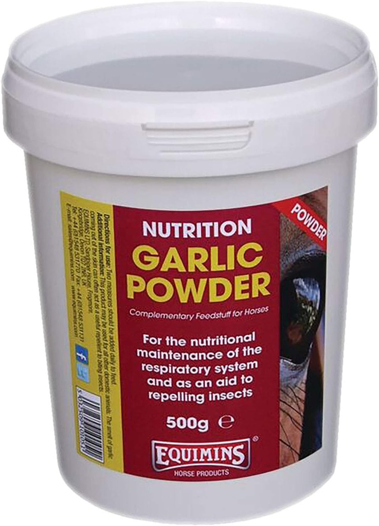 Hvidløg pulver Refill Bag, Equimin, Horse Nutrition og kosttilskud, 3 kg