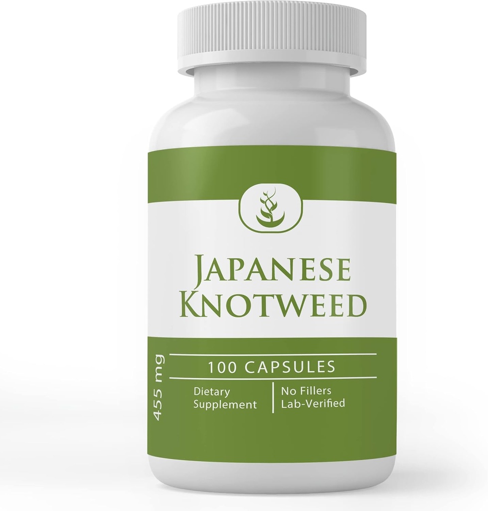 Pure Original Ingredienser Japansk Knotweed, (100 kapsler) Altid Pure, Ingen tilsætningsstoffer eller Fillers, Lab Verified