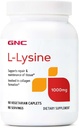 GNC L-Lysine 1000mg - 90 Vegetarian Tablets (90 Servings)