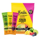 Bala Enzyme Hydration & sukkerfri drik mix - gurkemeje, bromelain, papain - immunitet, mobilitet - sort Pack 0,25oz (12 Greve)