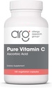 Allergy Research Group Pure Vitamin C tillæg - Ascorbic Acid, 1000mg Organic Vitamin C, høj potens, Unbuffered, Mild Aciditet, Vegetariske Kapsler - 100 Tæl