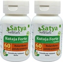 Kutaja Forte Capsules 500 mg. 60 Veg. Capsule Yep 124; Kutaja (Holarrhena Antidysenterica) Uddrag Kapsler til mænd og kvinder Mep 124; Ayurvedic Herbal Supplement / Remedies Yep 124; 10: 1 Forte (2 flasker med 60 Kapsler)