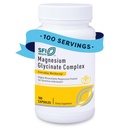 Klaire Labs SFI Health Magnesium Glycinate Complex - Chelated Magnesium Blend for Optimal Absorption - Understøtter sunde knogler, muskler og energiniveauer - Genert på fordampning (100 kapsler)