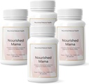 Nourised Mama Prenatal Multi Vitamin - Vegansk Multivitamin til præception, Graviditet, Postpartum og Amning Support - Iron- Free with Methylerede Folate & High Dosis Cholin - 360 Kapsler