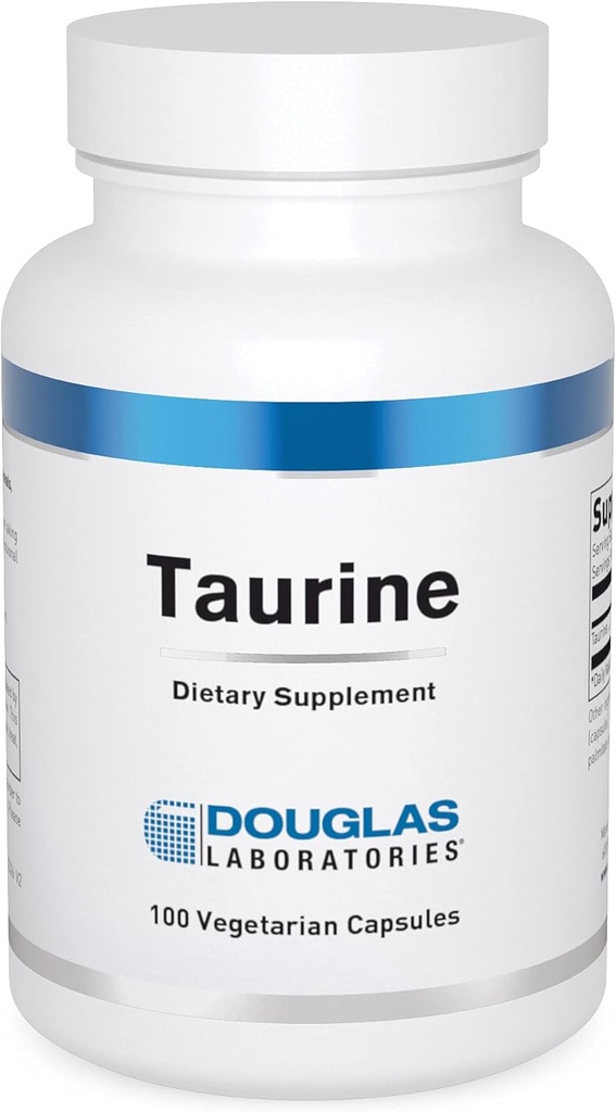 Douglas Laboratories Taurine Dex124; støtter hjerne, skeletmuskulatur, hjerte og retina Dex124; 100 kapsler