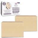 Eksem sæbe til ansigt og krop - alle naturlige dermatitis, Psoriasis Solution for tør Itchy Flaky hud Relief - genert afgiftning, Anti- Itch, Cleansing Skincare Remedy - Eksem sæbe bar Lavet i USA