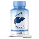 Tudca Leverstøtte Supplement - Pakning med 1, 60 Kapsler Tauroursodeoxycholsyre - Nerve Cell Support, Gallblære, Nyre og Lever Cleanse Detox & Reparation, Bile Salts Supplement af MaxLife Naturals