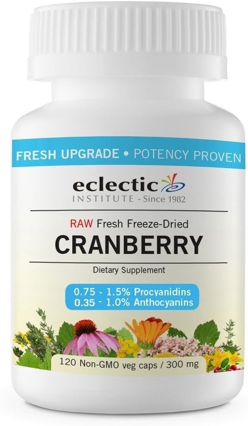 Eclectic Cranberry 300 Mg Cog FDUV, blå, 120 Greve