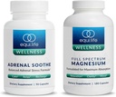 Equilife Full Spectrum Magnesium (180 ct.) og Adrenal Soothe (90 caps) Bundle Mood & Energy Support Supplement, Vegan, Non- GMO