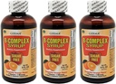 Germa B- Complex Syrup. Kosttilskud. Knoglesundheds-, vækst- og udviklingsstøtte. Sukkerfri. Orange Flavor. 8 oz. Pakning med 3