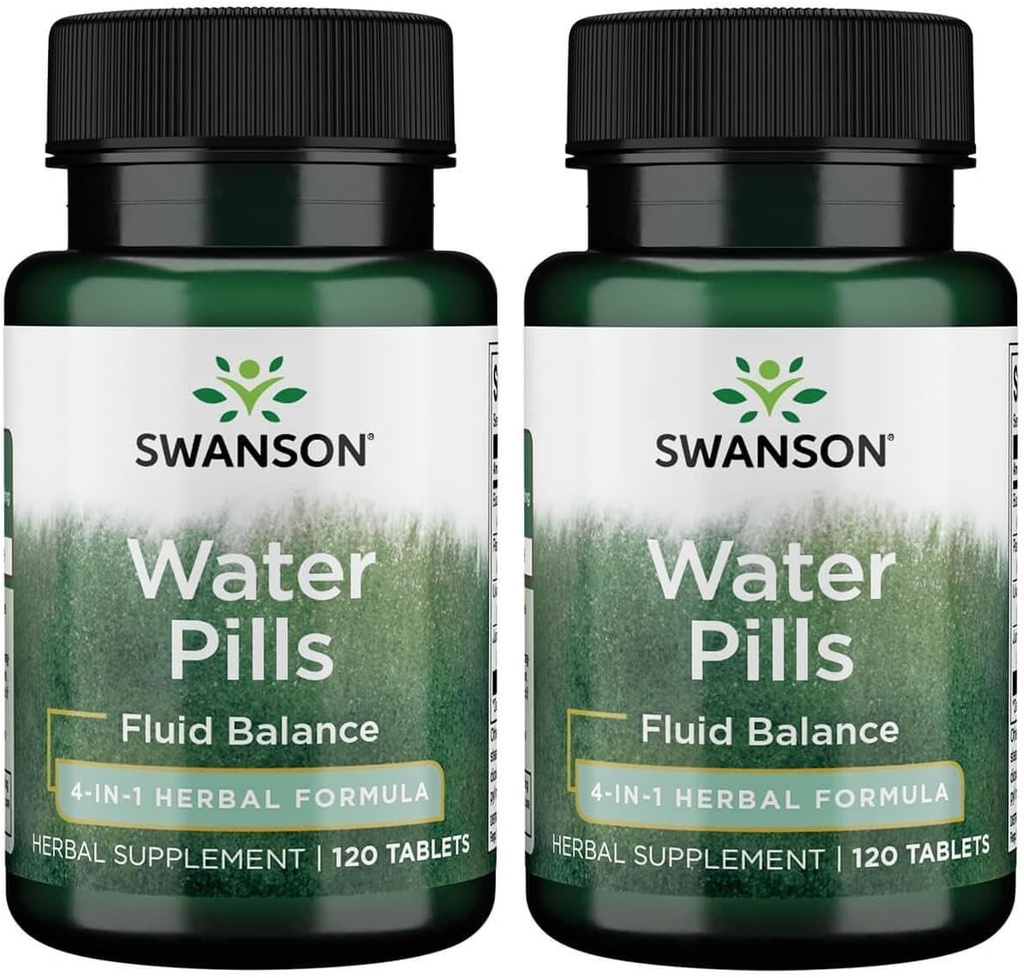 Swanson Vandpiller 120 Tabs (pakke med 2) (2 pakke)