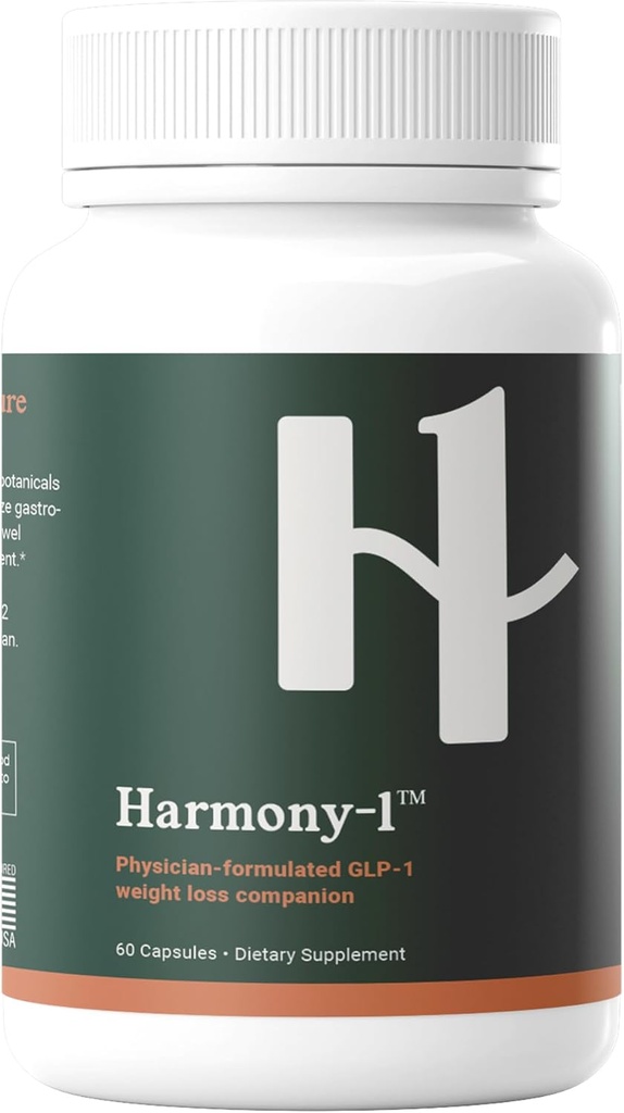 Gut sundhed supplement til GLP-1 Terapier - fordøjelsesstøtte & Bloating Relief - fremmer Wellness & Comfort - 60 kapsler
