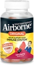 Airborne 750mg C-vitamin Gummies For voksne, immunsupporttillæg med stærke antioxidanter Vitamin C & E - 42 Gummies, Meget berry flavor