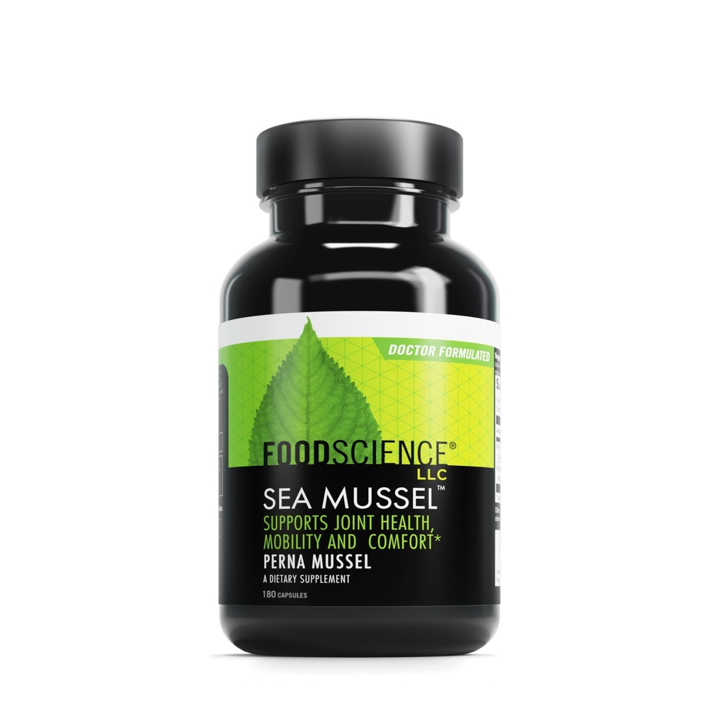 DAVINCI FoodScience of Vermont Sea Mussel, Green- Lipped Mussel fælles supplement kapsler, 180 Tæl