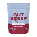 Gut Sweep - Dagligt fordøjelsestillæg - Psyllium Husk Fiber - Understøtter Appetite Control - Gluten Free & Plant Based - Keto & Paleo Friendly - 40 Servere - Blandede Berry