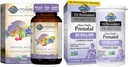 Garden of Life Women’s Prenatal Multivitamin with Vitamin D3, B6, B12, C & Iron & - Dr. Formulated Probiotics Once Daily Prenatal